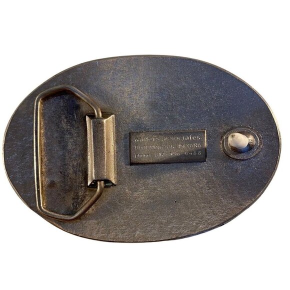 Peabody Coal Vintage Lynville Mine Belt Buckle Safety in '83 NEW - Picture 4 of 4